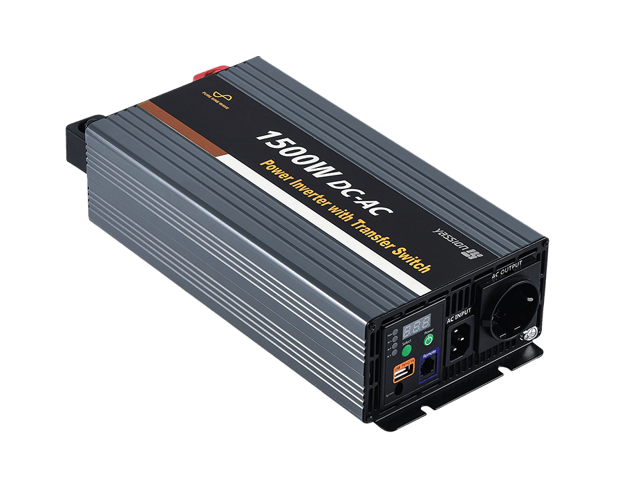 Inverter sinusoidale puro da 1500 W con interruttore di trasferimento