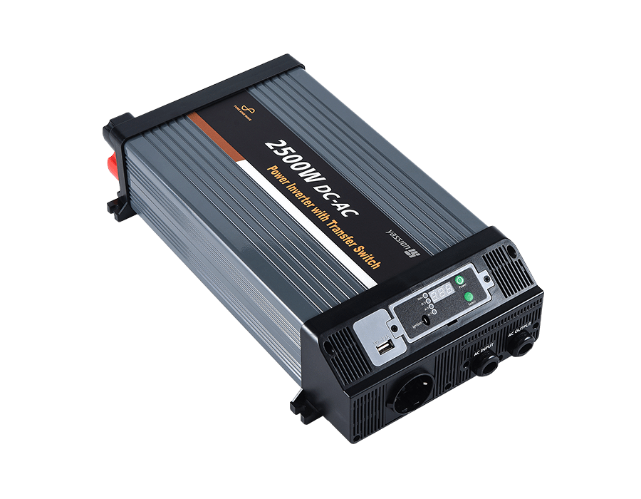 Inverter Pure da 2500 W con trasferimento (display rimovibile)